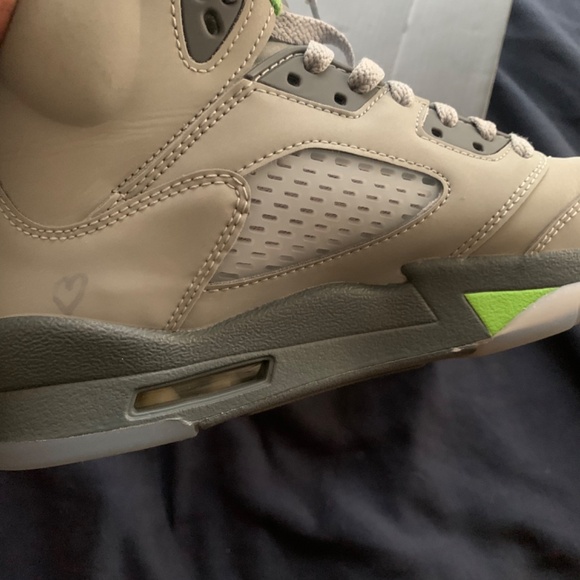 Jordan 5 “Greenbean”  Mens 7.5/Youth 6.5 - Picture 5 of 7